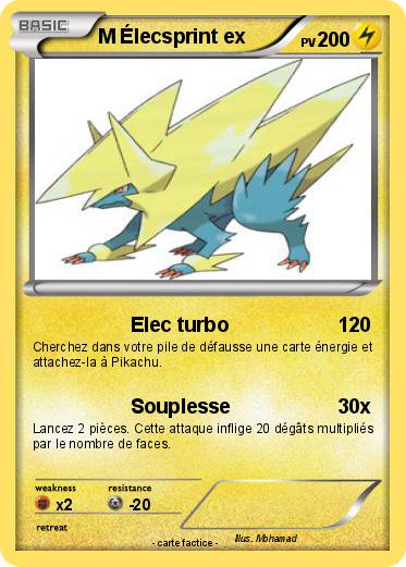 Pokemon M Élecsprint ex