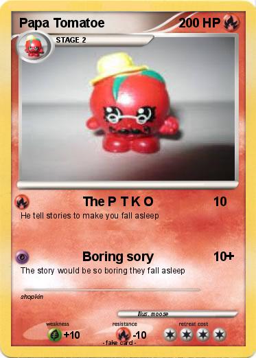 Pokemon Papa Tomatoe