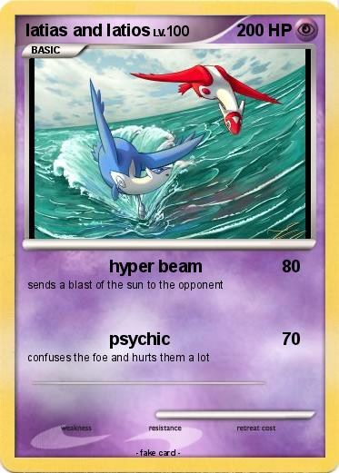 Pokemon latias and latios