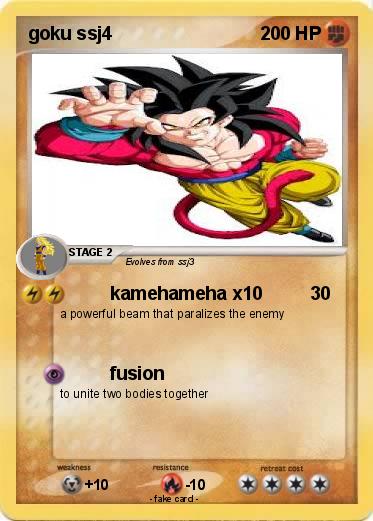 Pokemon goku ssj4