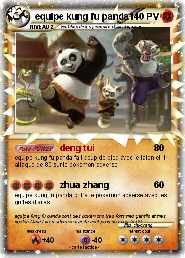 Pokemon equipe kung fu panda