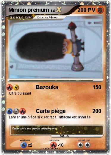 Pokemon Minion prenium
