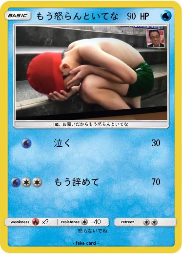 Pokemon もう怒らんといてな