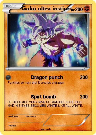 Pokemon Goku ultra instinct