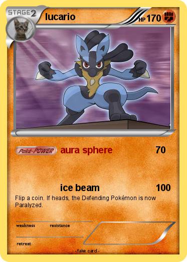 Pokemon lucario