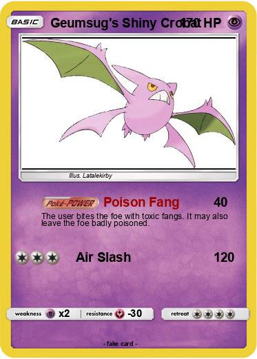 Pokemon Geumsug's Shiny Crobat