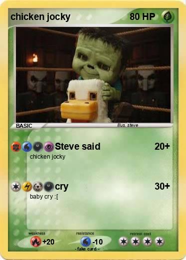 Pokemon chicken jocky