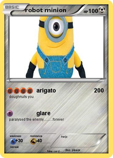 Pokemon robot minion