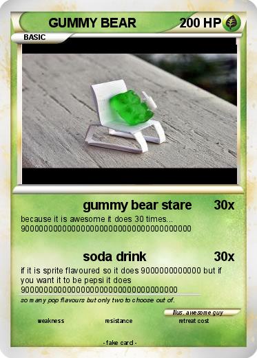 Pokemon GUMMY BEAR
