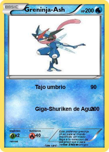 Pokemon Greninja-Ash