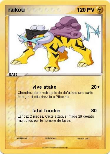 Pokemon raikou