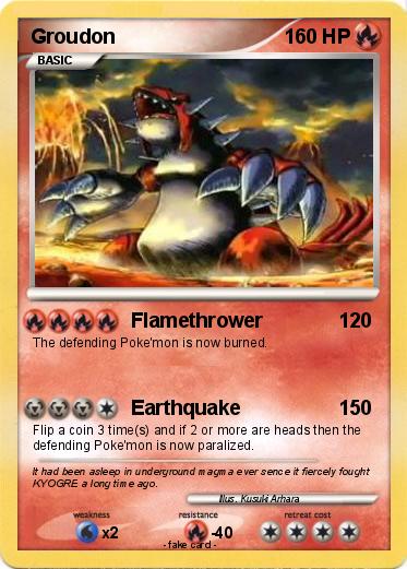 Pokemon Groudon