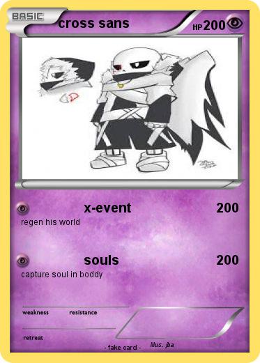 Pokemon cross sans
