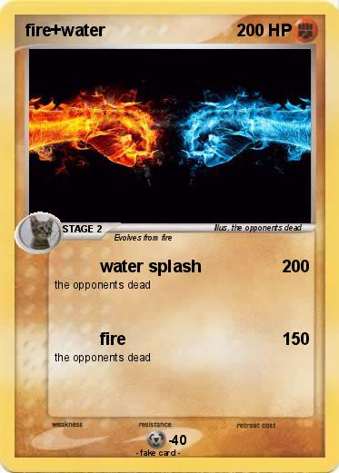 Pokemon fire+water