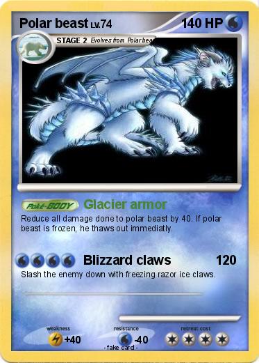 Pokemon Polar beast