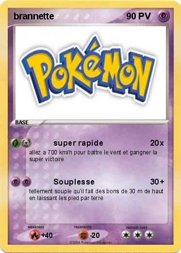 Pokemon brannette