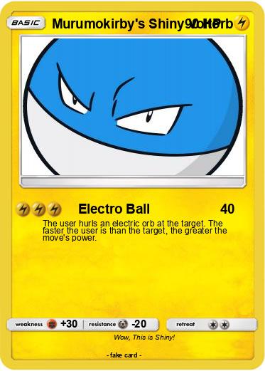 Pokemon Murumokirby's Shiny Voltorb