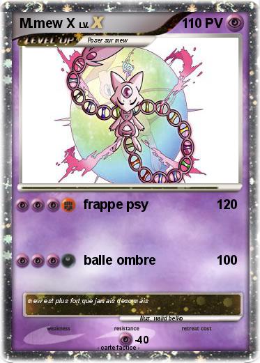 Pokemon M.mew X