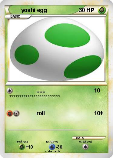 Pokemon yoshi egg