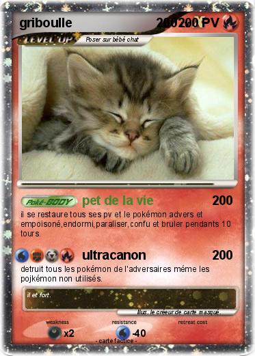 Pokemon griboulle                        200