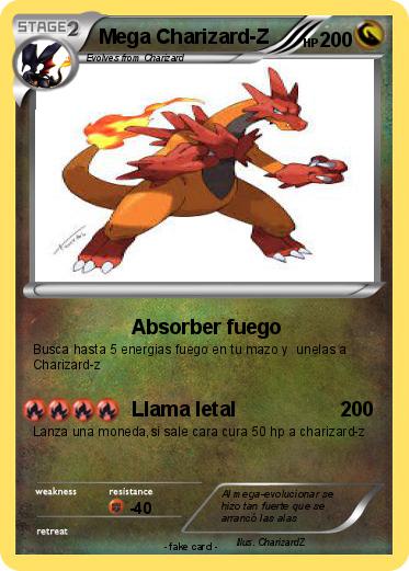 Pokemon Mega Charizard-Z