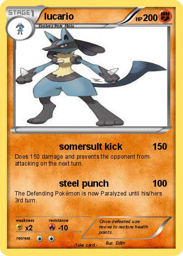 Pokemon lucario