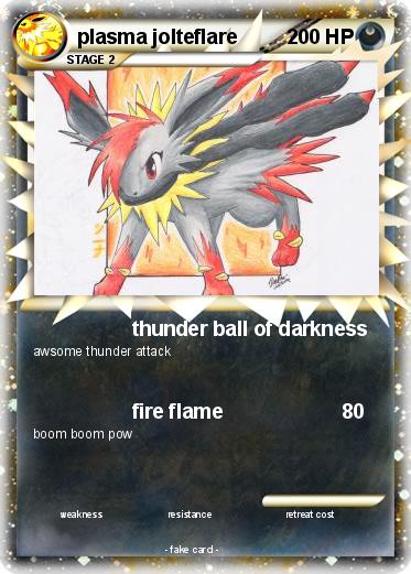 Pokemon plasma jolteflare