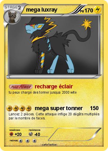 Pokemon mega luxray