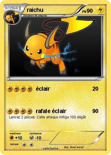 Pokemon raichu