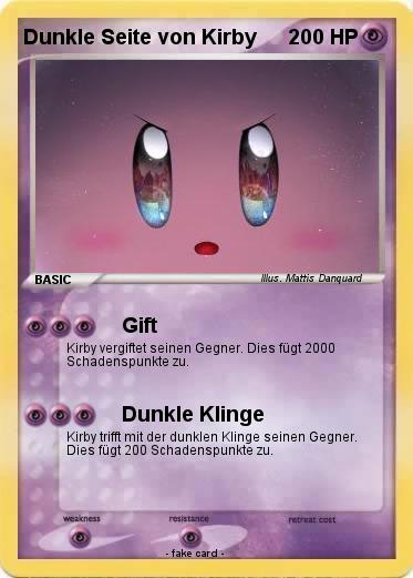 Pokemon Dunkle Seite von Kirby