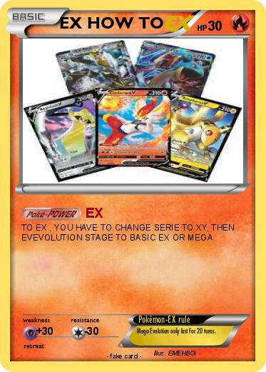 Pokemon EX HOW TO