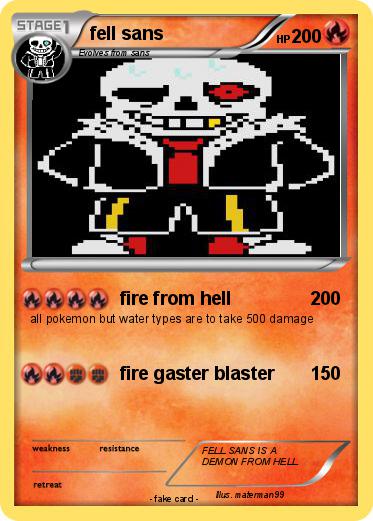 Pokemon fell sans