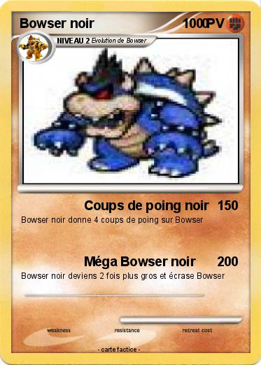 Pokemon Bowser noir                              0