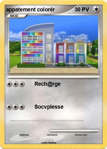 Pokemon appatement colorér