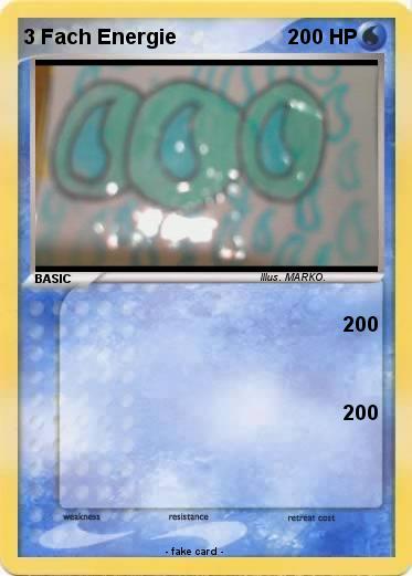 Pokemon 3 Fach Energie