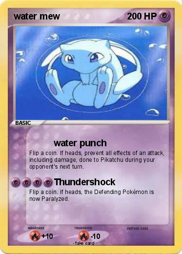 Pokemon water mew