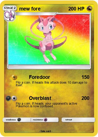 Pokemon mew fore