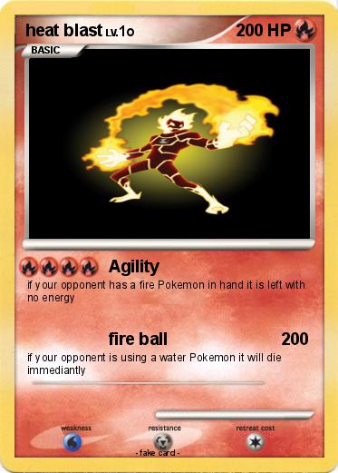 Pokemon heat blast