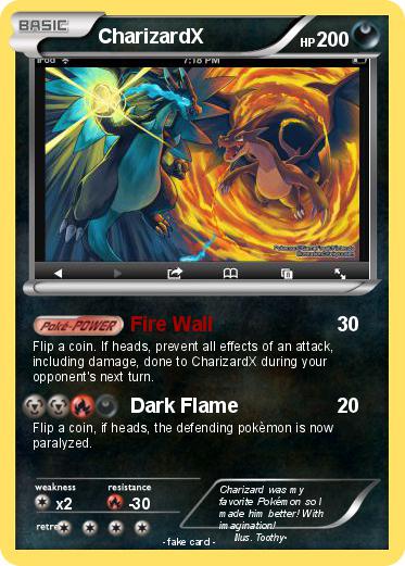 Pokemon CharizardX