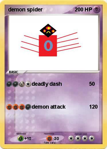 Pokemon demon spider