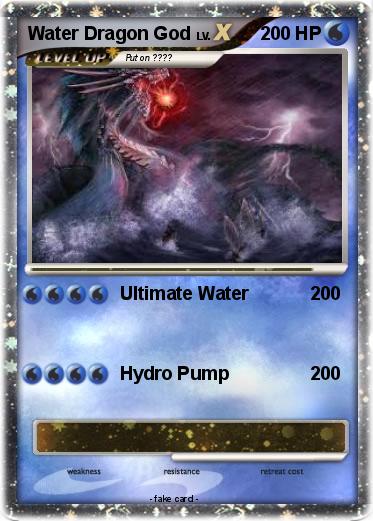 Pokemon Water Dragon God