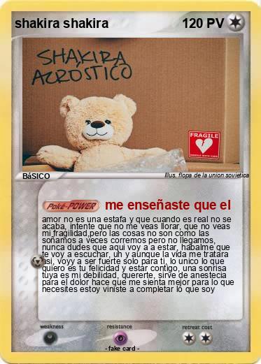Pokemon shakira shakira