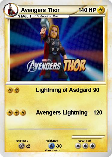 Pokemon Avengers Thor