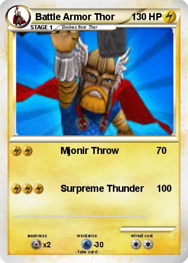 Pokemon Battle Armor Thor