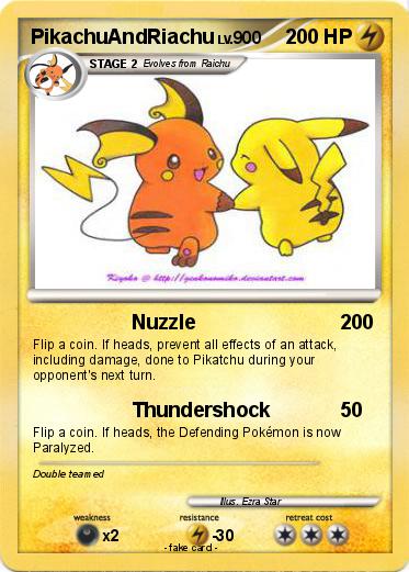 Pokemon PikachuAndRiachu