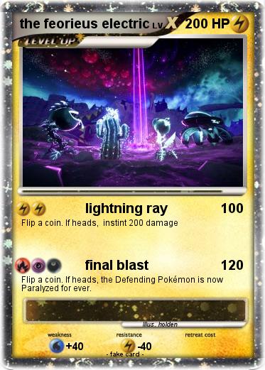 Pokemon the feorieus electric