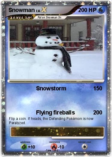 Pokemon Snowman