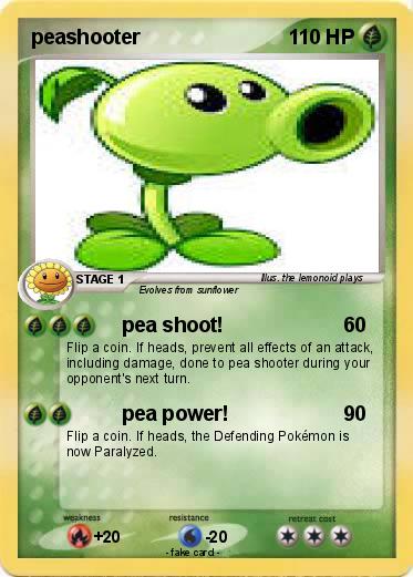 Pokemon peashooter