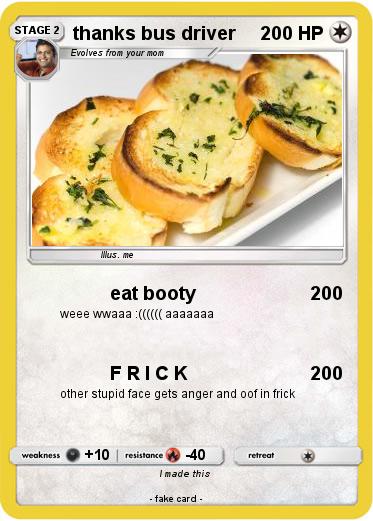 Pokemon thanks bus driver