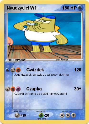 Pokemon Nauczyciel Wf